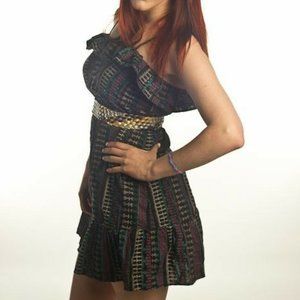 Ocean Pacific dress (ruffles)(L)